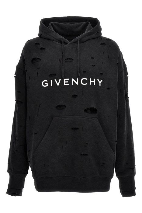 givenchy hoodie knock off|Givenchy hoodie with holes.